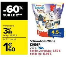 Kinder - Schokobons White