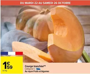 Courge Tranchée