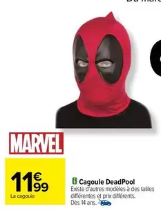 cagoule deadpool