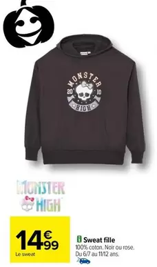 Monster - Sweat Fille