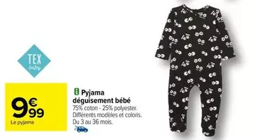 Tex - Pyjama Déguisement Bébé