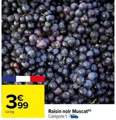 Raisin noir Muscat