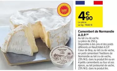 fini - camembert de normandie a.o.p.