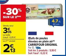 Carrefour - Œufs De Poules Élevées En Plein Air