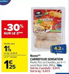 Carrefour - Nems Sensation