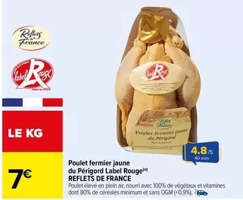 Poulet Fermier Jaune Du Périgord Label Rouge - Reflets de France : Qualité et Saveur au Rendez-vous