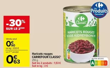 Carrefour - Haricots Rouges Classic