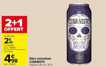 Cubanisto - Bière Aromatisée