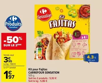 Carrefour - Kit Pour Fajitas Sensation