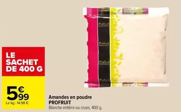 Profruit - Amandes En Poudre