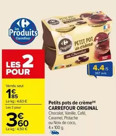 Carrefour - Petits Pots De Crème