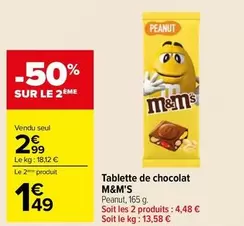 M&M's - Tablette De Chocolat