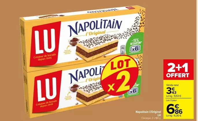 Lu - Napolitain D'olive