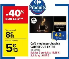 Carrefour - Café Moulu Pur Arabica