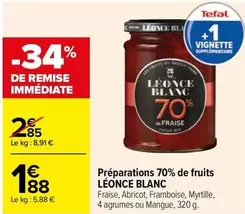 Tefal - Préparations 70% De Fruits