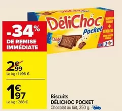 Pocket - Délichoc  - Biscuits