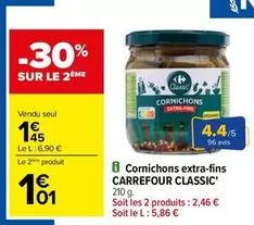 Carrefour - Cornichons Extra-fins