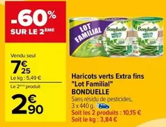 Bonduelle - Haricots Verts Extra Fins Lot Familial : Promotion sur les légumes de qualité supérieure