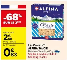 Alpina -  Savoie - Les Crozets