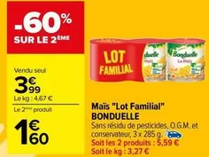 Bonduelle - Maïs "lot Familial"