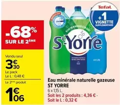 tefal - eau minérale naturelle gazeuse