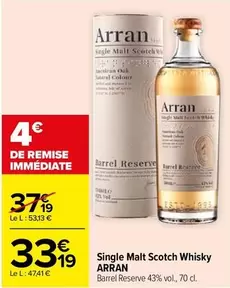 arran - single malt scotch whisky