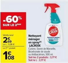 La Croix - Nettoyant Ménager En Spray