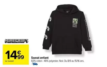 sweat enfant