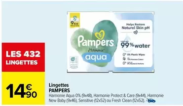 pampers - lingettes