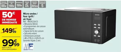 Carrefour - Micro-ondes / Four Grill / Air Fryer