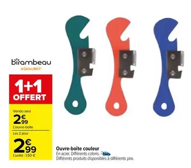 Birambeau - Ouvre-boite Couleur