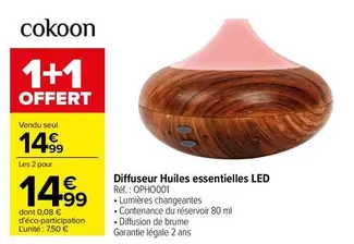 Cokoon - Diffuseur Huiles Essentielles Led