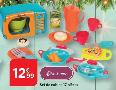 Set De Cuisine 17 Pièces offre à 12,99€ sur Bi1