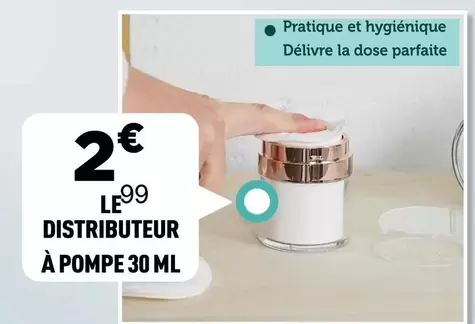 distributeur à pompe 30 ml