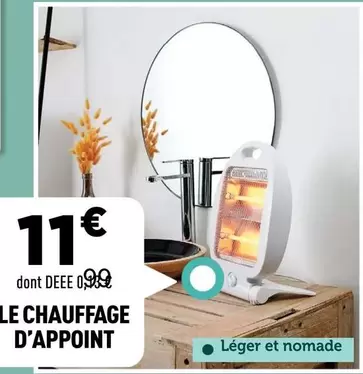 le chauffage d'appoint