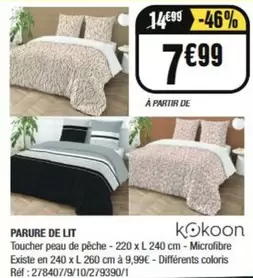 Kokoon - Parure De Lit offre à 7,99€ sur La Foir'Fouille