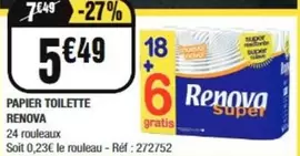 Renova - Papier Toilette