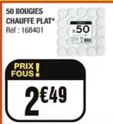 50 Bougies Chauffe Plat