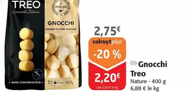 Treo - Gnocchi offre à 2,2€ sur Colruyt