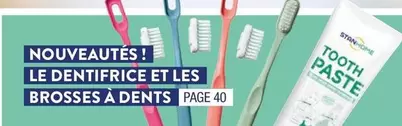 Le Dentifrice Et Les Brosses À Dents offre sur Stanhome