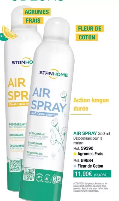 Stanhome - Air Spray  offre à 11,9€ sur Stanhome