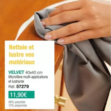 Velvet offre à 11,9€ sur Stanhome