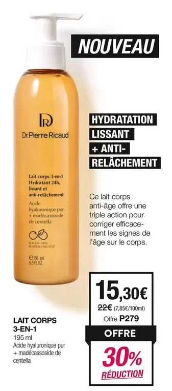 Dr.Pierre Ricaud - Lait Corps 3-En-1 offre à 15,3€ sur Stanhome