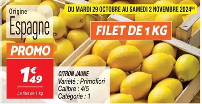 Promo - Citron Jaune