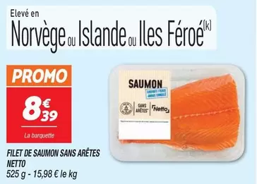 Promo - Filet De Saumon Sans Arêtes