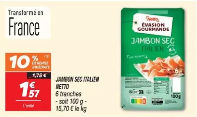 Netto - Jambon Sec Italien