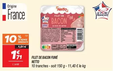 Netto - Filet De Bacon Fume