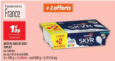 Yoplait - Skyr 0%