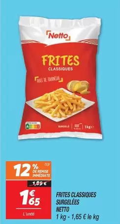 Netto - Frites Classiques Surgelees