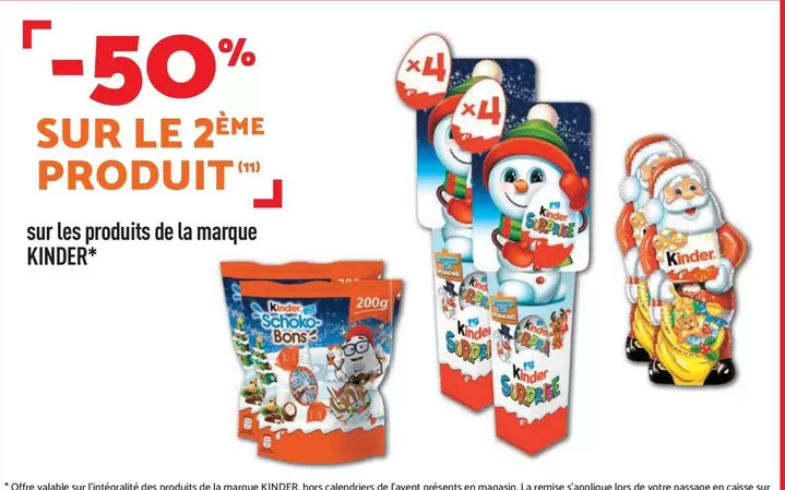 Kinder - Sur Les Produits De La Marque